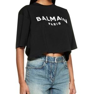 SOLD🛑🛑Balmain Cropped T-shirt